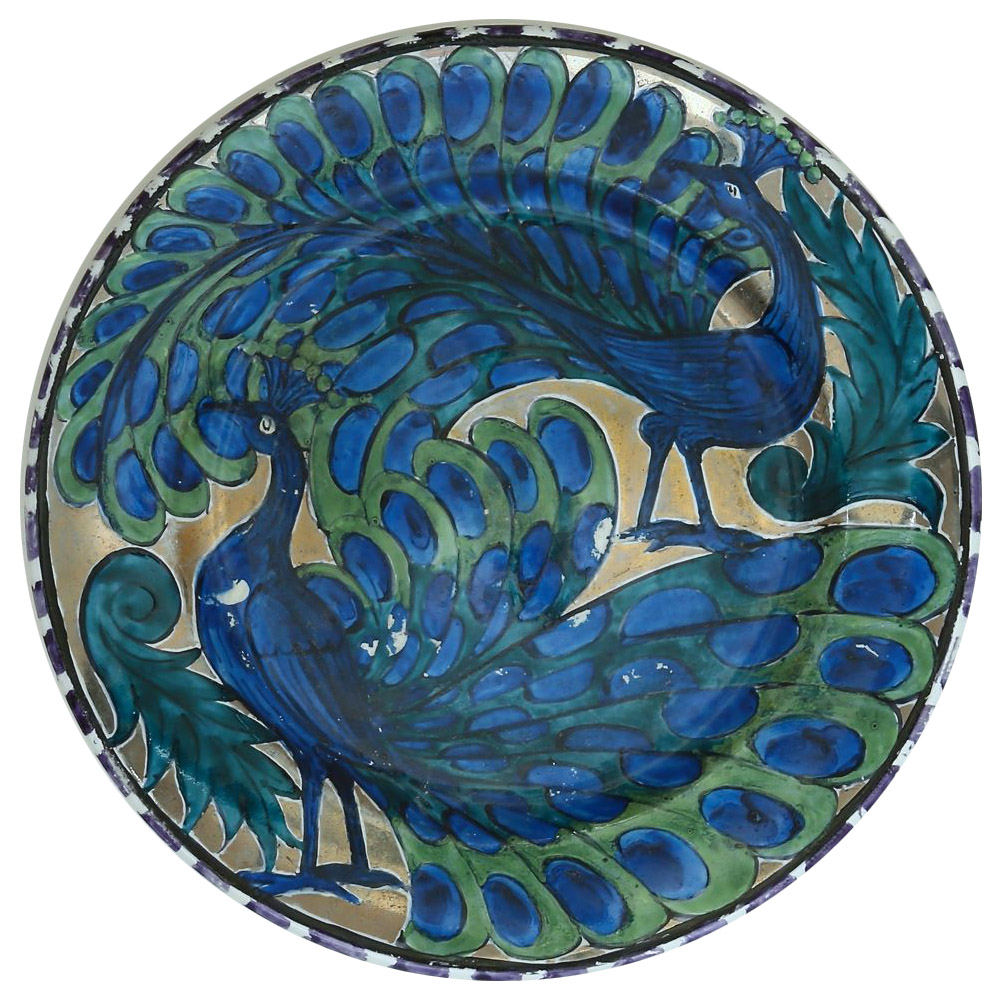 John Pearson ceramic plate, Guild of Handicrafts